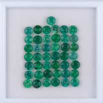 Szmaragd, Okrągły, 5 mm