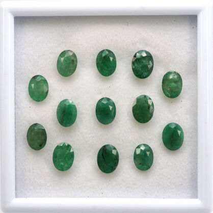 Szmaragd, Owalny, 8x6 mm