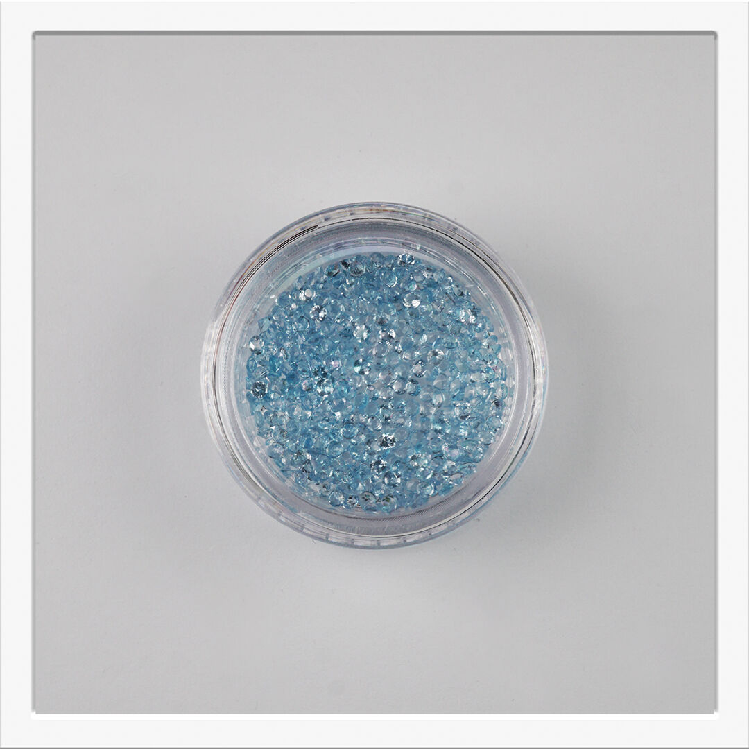 Topaz - Swiss Blue, Okrągły, 1.55-1.70 mm