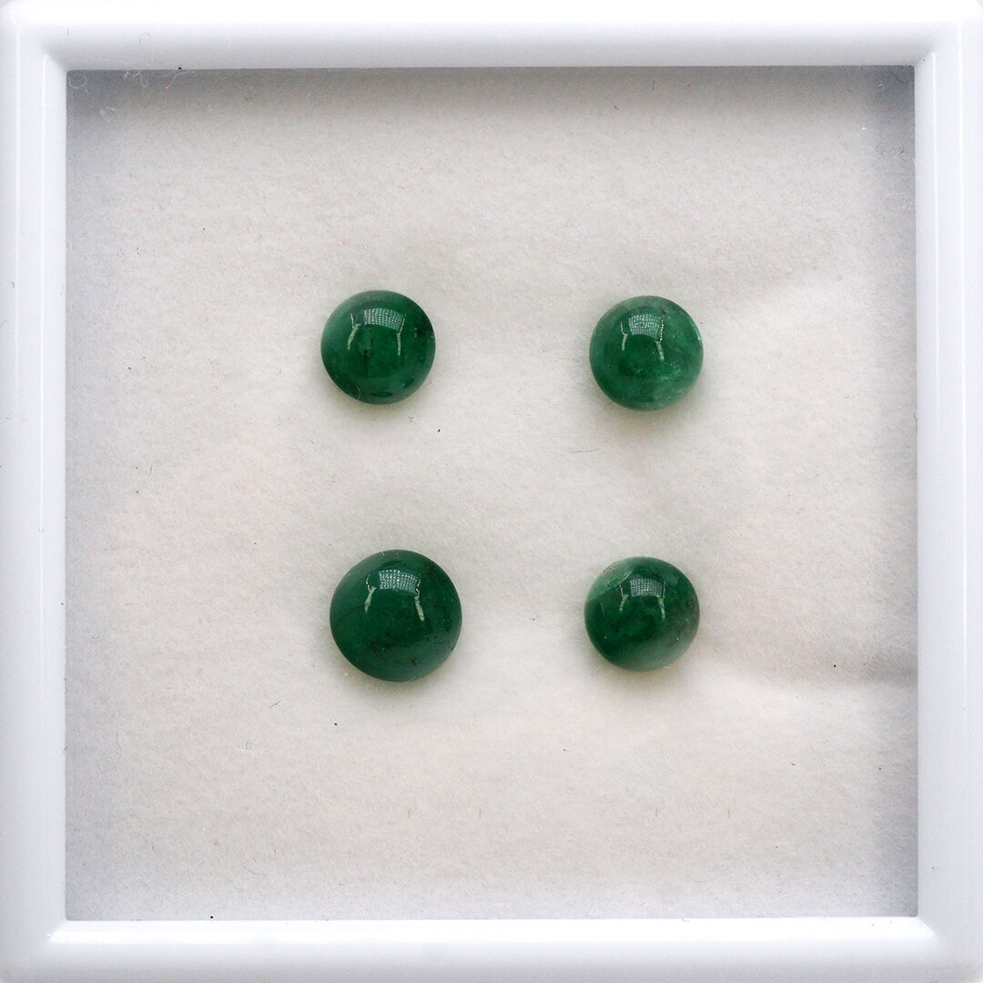 Szmaragd, Okrągły, 7 mm