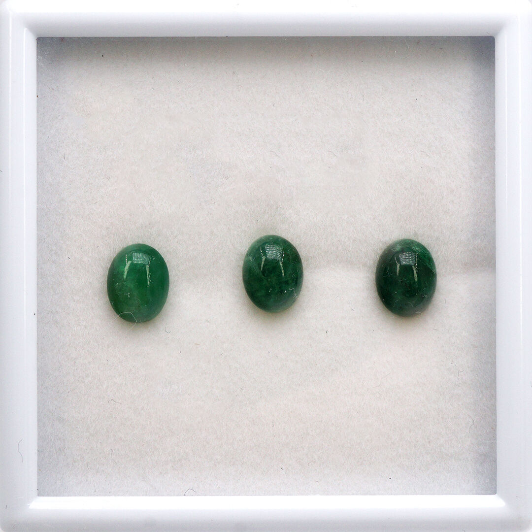 Szmaragd, Owalny, 9x7 mm