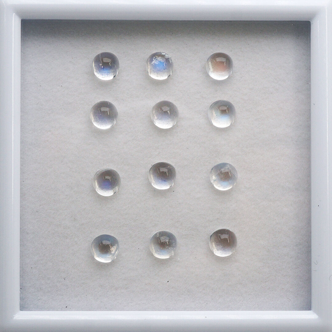 Kamień księżycowy, Okrągły, 5 mm