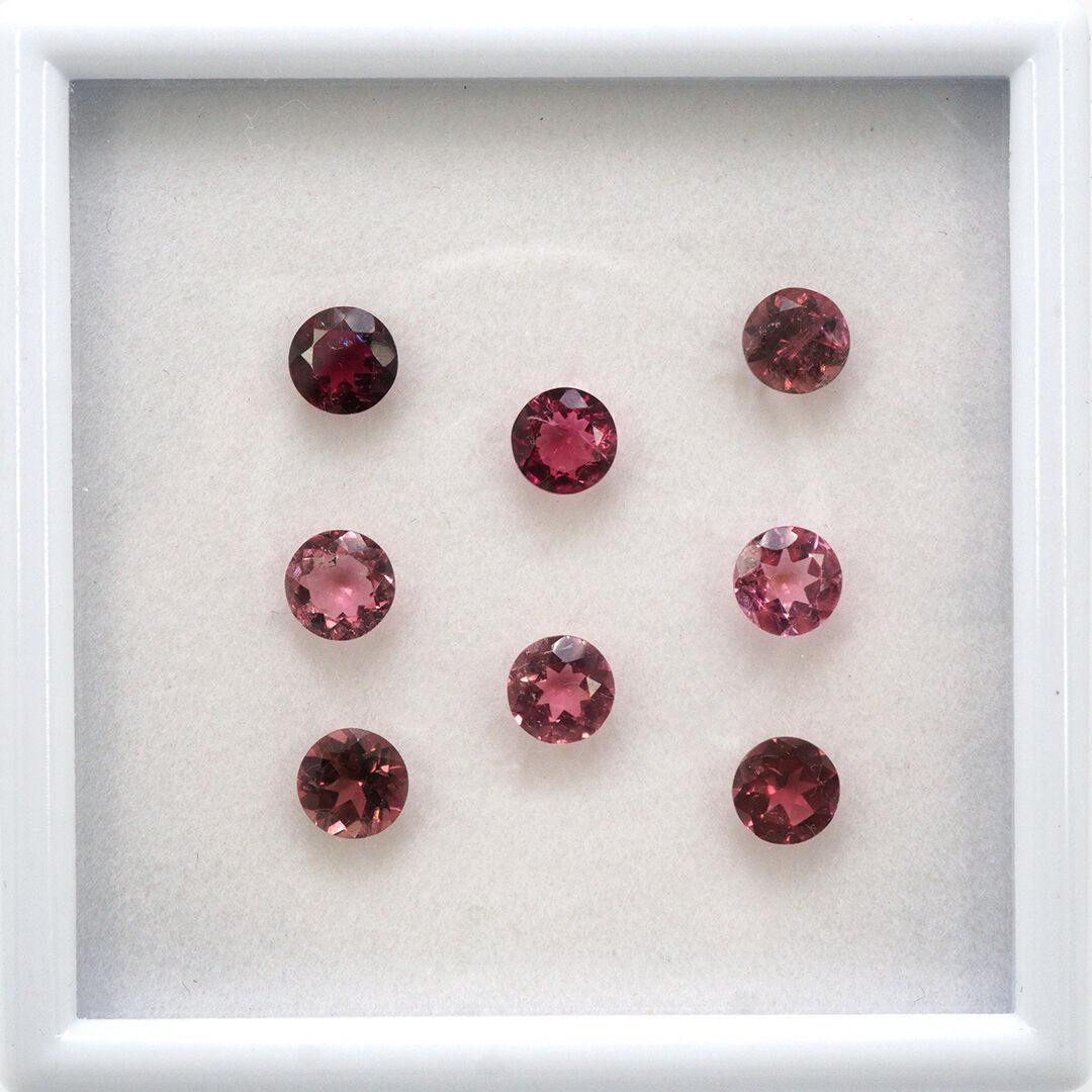 Turmalin, Okrągły, 6 mm