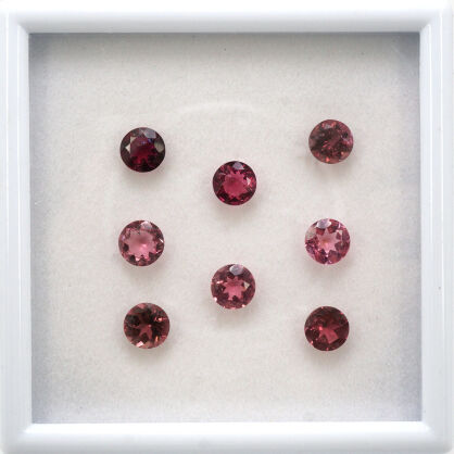 Turmalin, Okrągły, 6 mm