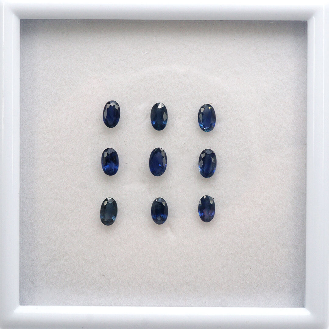 Szafir, Owalny, 6x4 mm