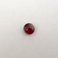 Rubin, Okrągły, 4 mm - 2