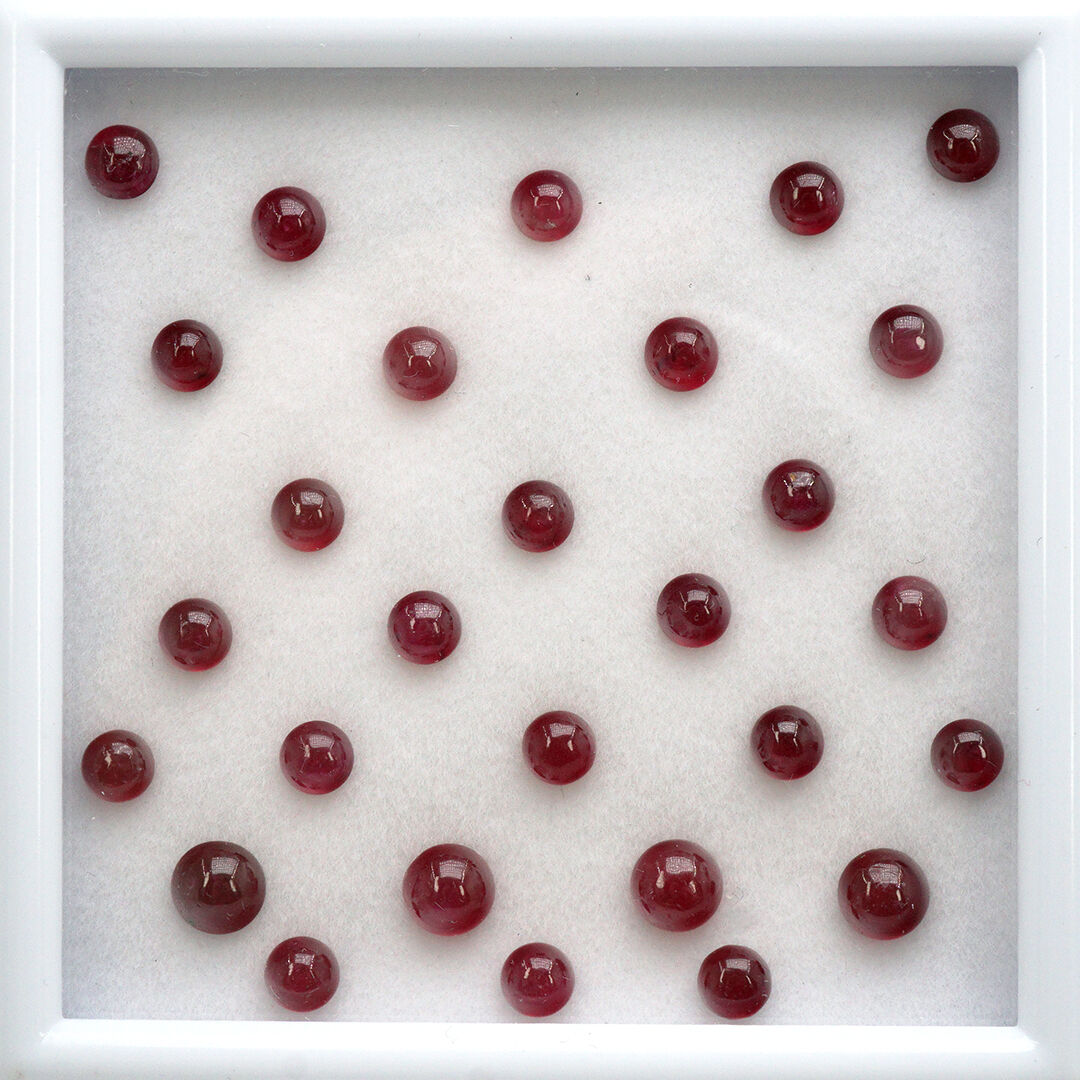 Rubin, Okrągły, 4 mm