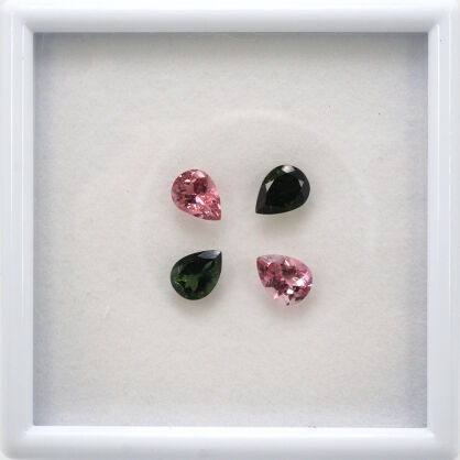 Turmalin, Gruszka, 8x6 mm