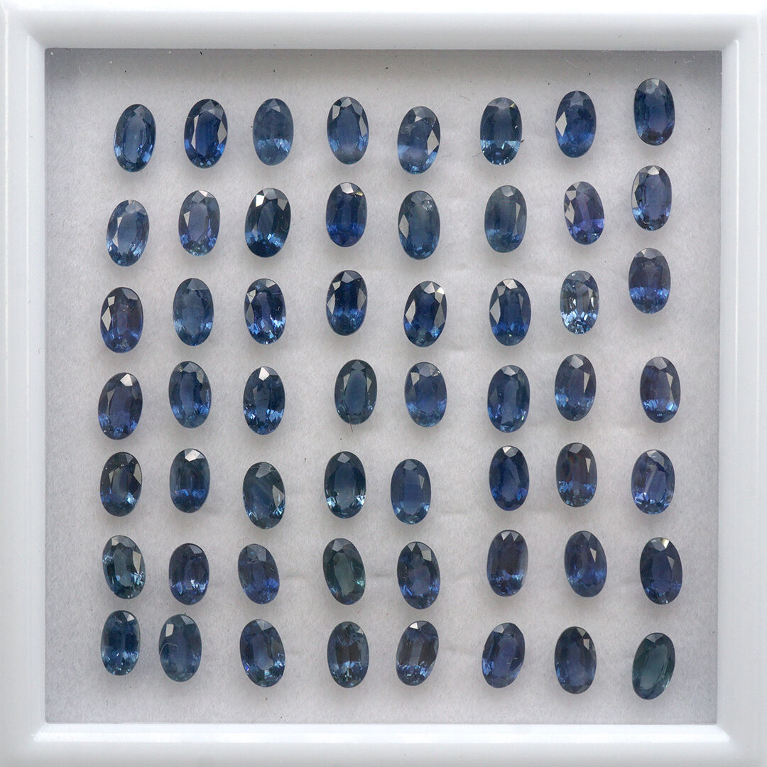 Szafir, Owalny, 5x3 mm