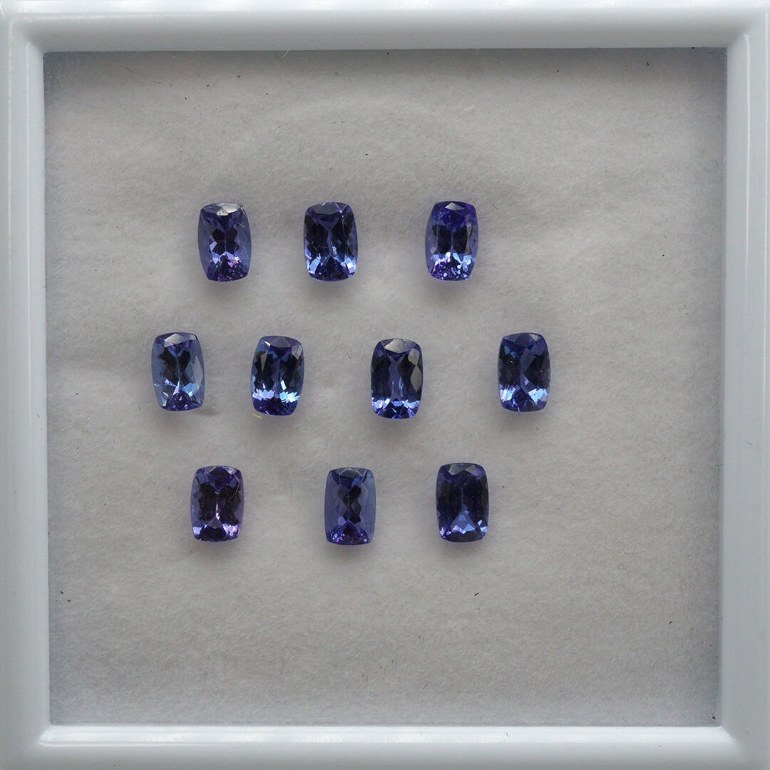 Tanzanit, Poduszka, 6x4 mm