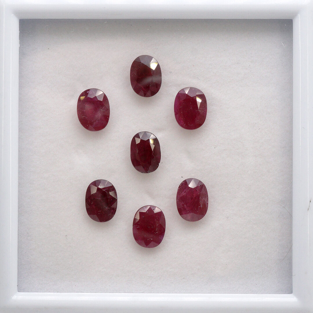 Rubin, Owalny, 8x6 mm