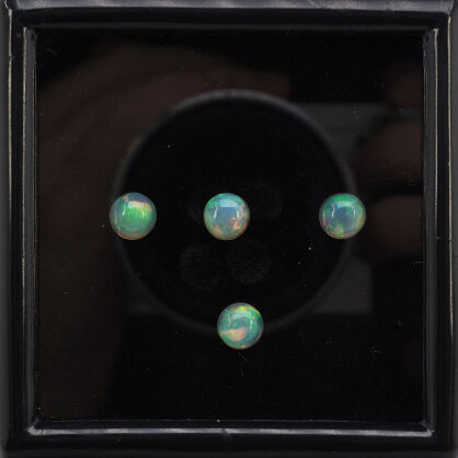 Opal, Okrągły, 6 mm