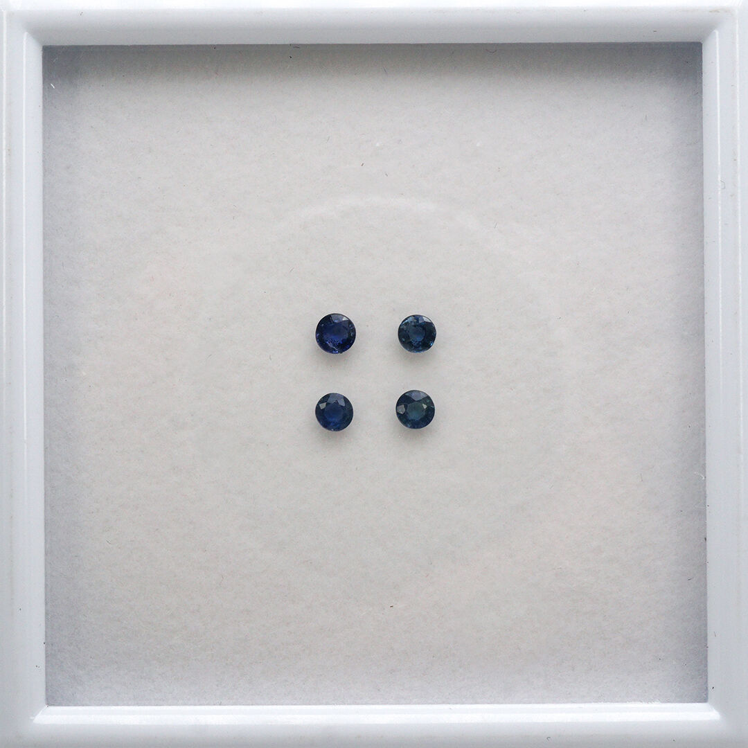 Szafir, Okrągły, 3 mm