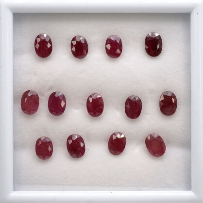 Rubin, Owalny, 7x5 mm