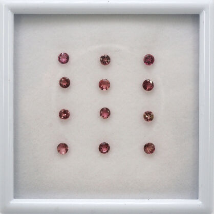 Turmalin, Okrągły, 3 mm