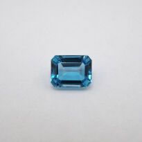 Topaz - Swiss Blue, Ośmiokąt, 9x7 mm - 2