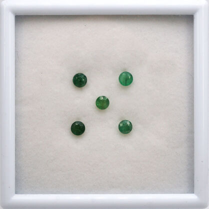 Szmaragd, Okrągły, 4 mm