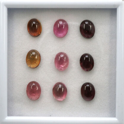 Turmalin, Owalny, 9x7 mm