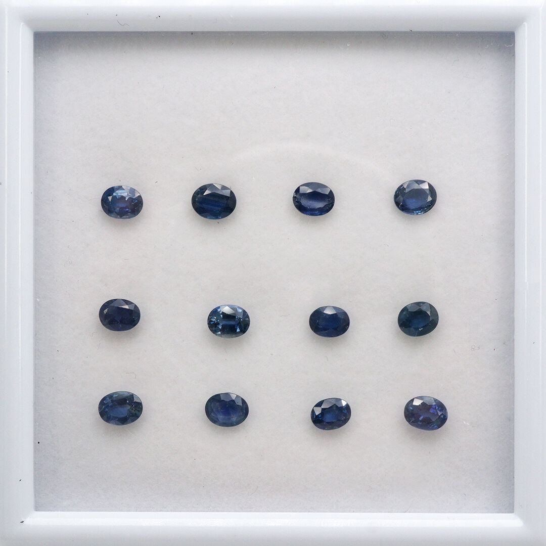 Szafir, Owalny, 4.50 x 3.50 mm