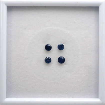 Szafir, Okrągły, 4 mm