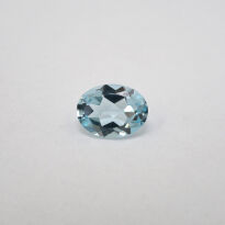 Topaz - Sky Blue, Owalny, 8x6 mm - 2