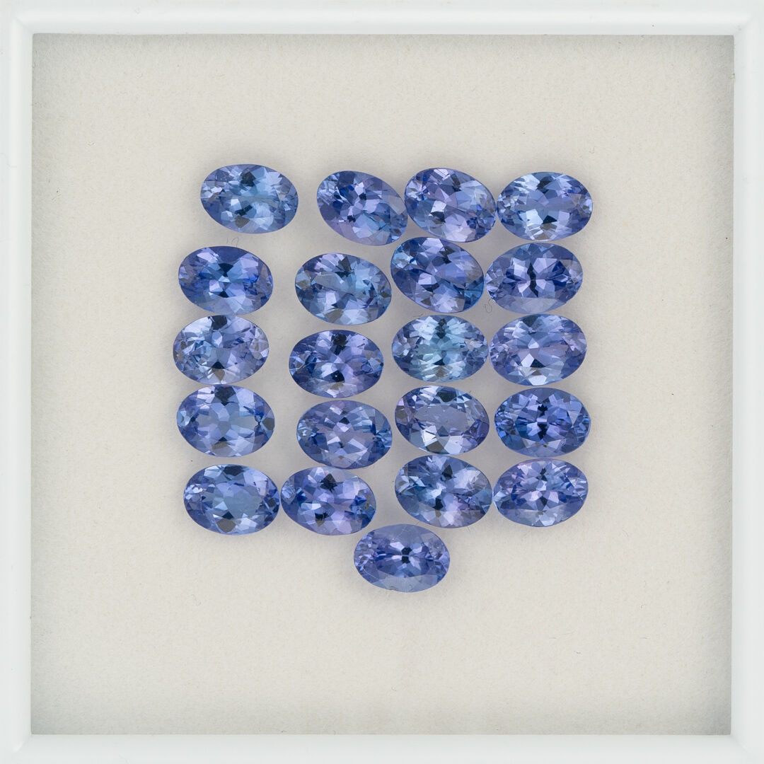 Tanzanit, Owalny, 7x5 mm