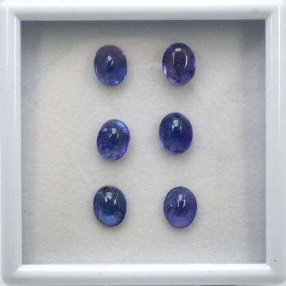 Tanzanit, Owalny, 9x7 mm
