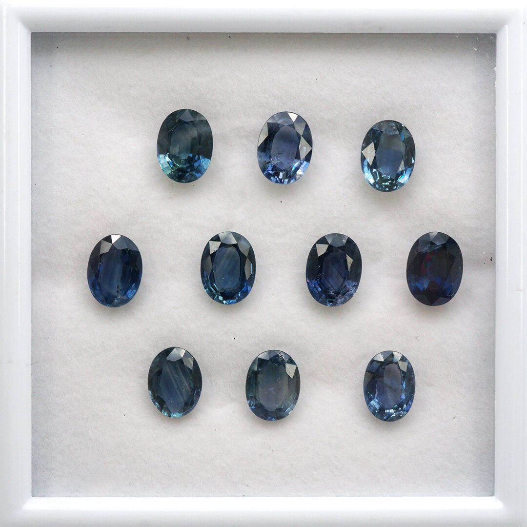 Szafir, Owalny, 8x6 mm