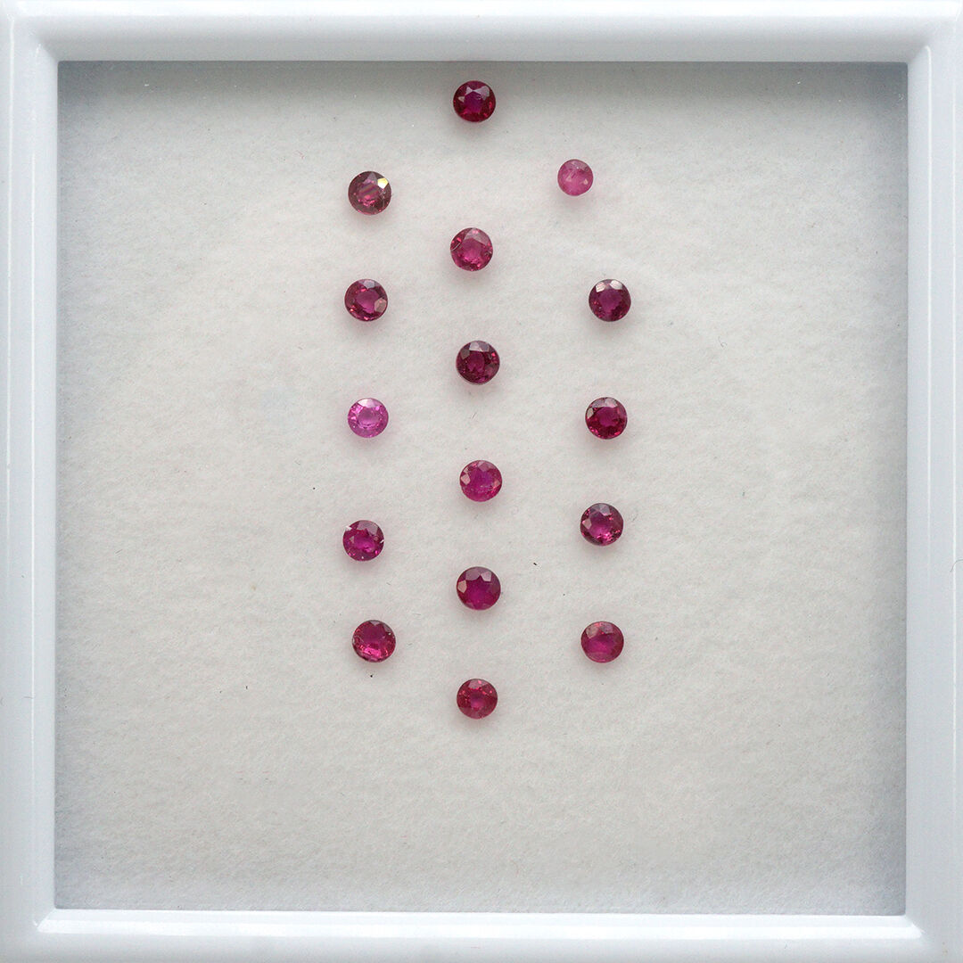 Rubin, Okrągły, 2.30, 2.70 mm