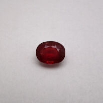 Rubin - Wypełniany, Owalny, 9x7 mm - 2