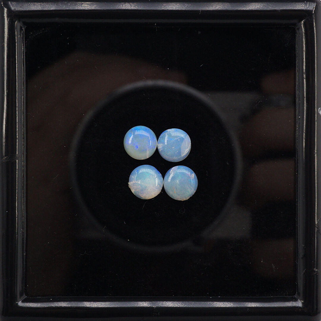 Opal, Okrągły, 6 mm