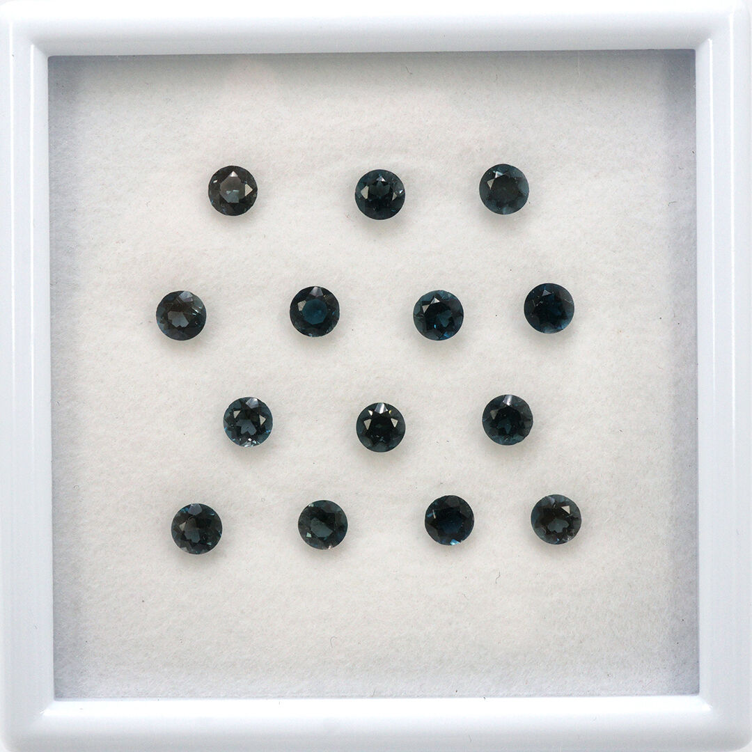 London Topaz, Okrągły, 4 mm