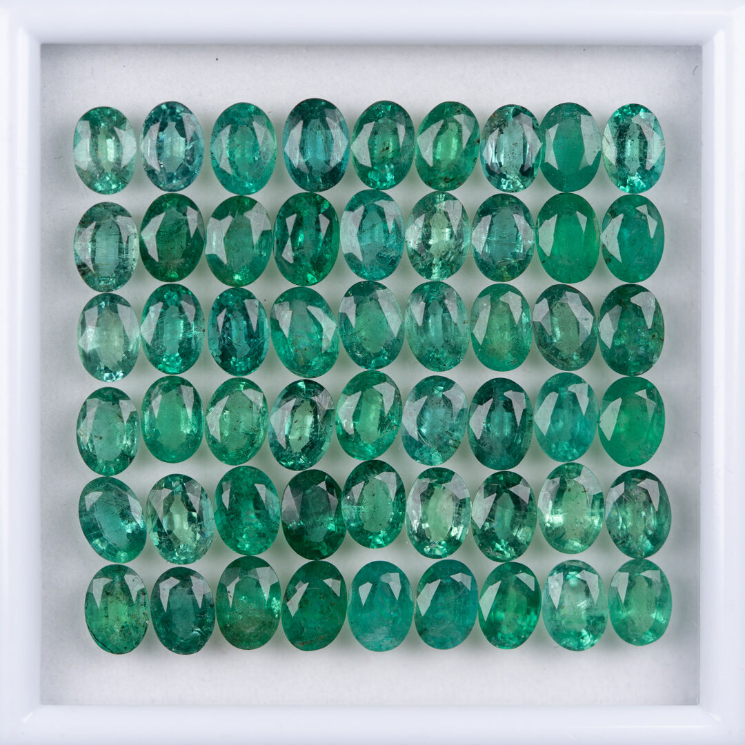 Szmaragd, Owalny, 7x5 mm