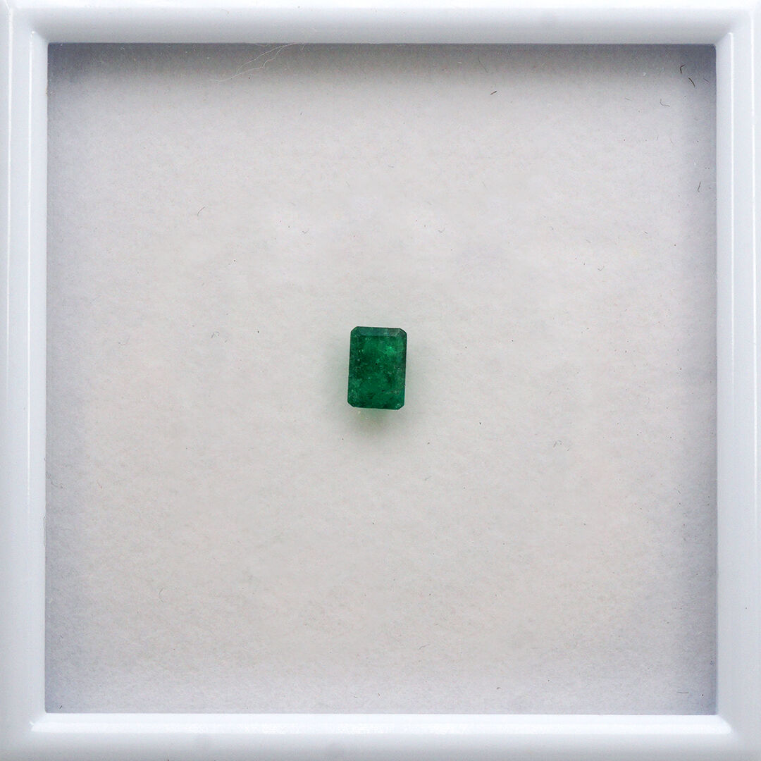 Szmaragd, Ośmiokąt, 6x4 mm