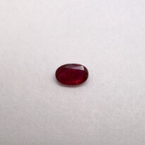Rubin, Owalny, 6x4 mm - 2