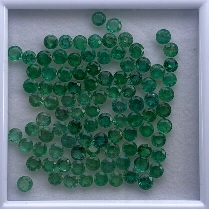 Szmaragd, Okrągły, 4 mm