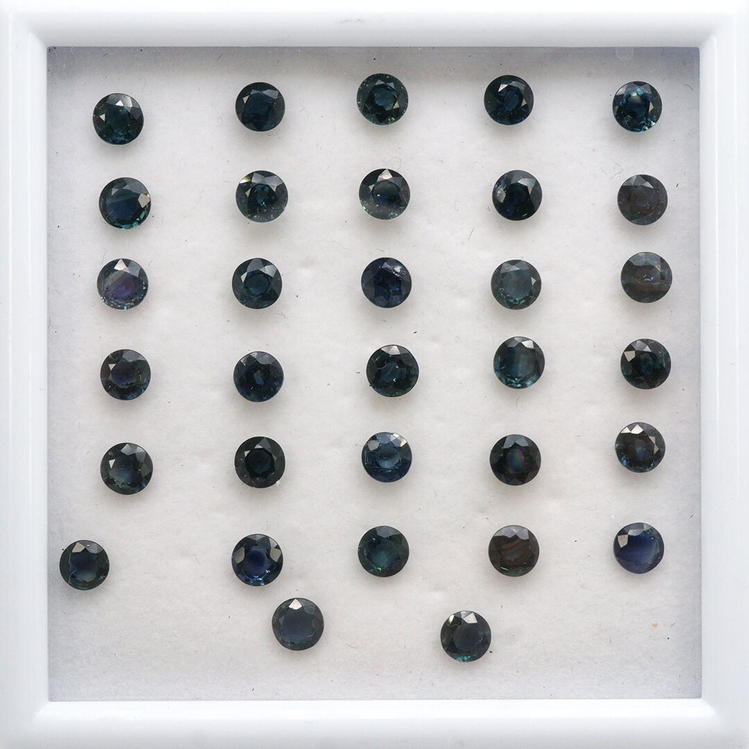 Szafir afrykański, Okrągły, 4 mm