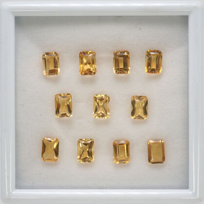 Cytryn, Ośmiokąt, 7x5 mm