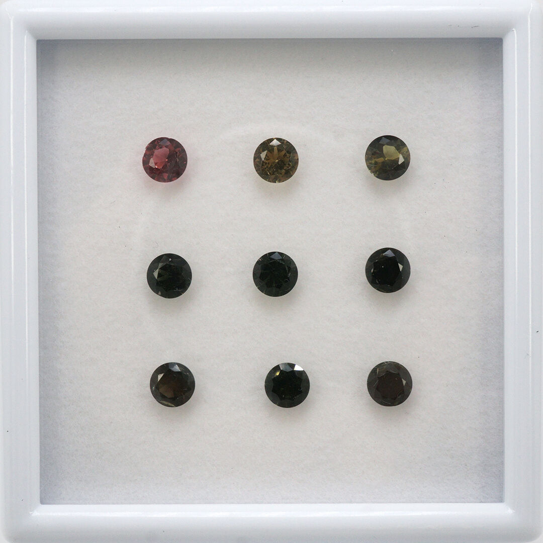 Turmalin, Okrągły, 5 mm