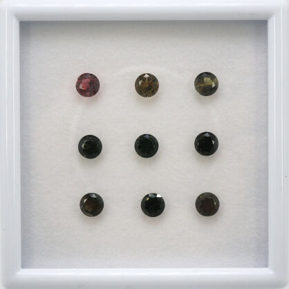 Turmalin, Okrągły, 5 mm