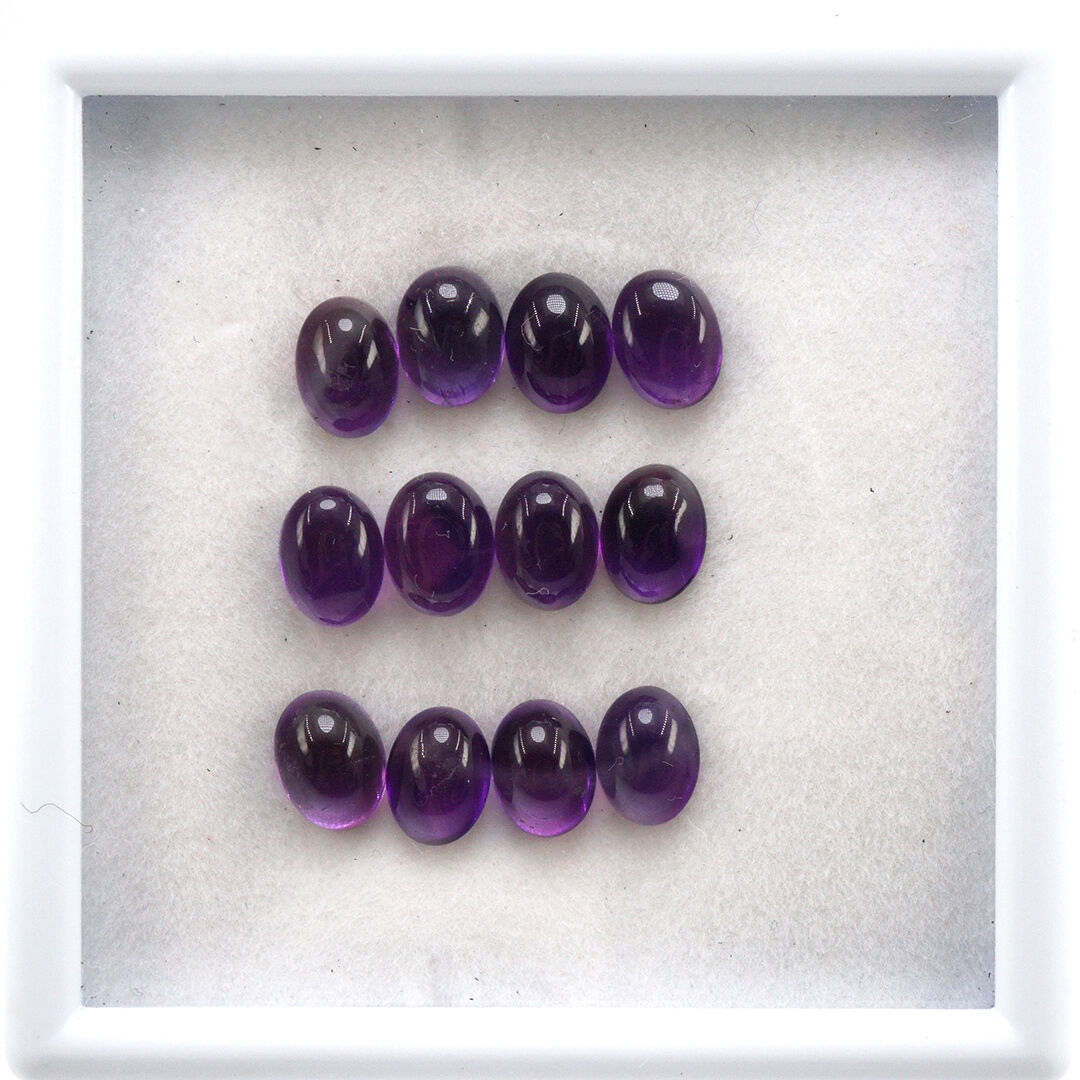 Ametyst, Owalny, 8x6 mm