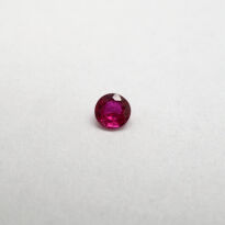 Rubin, Okrągły, 3 mm - 2