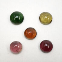 Turmalin, Okrągły, 9 mm - 2