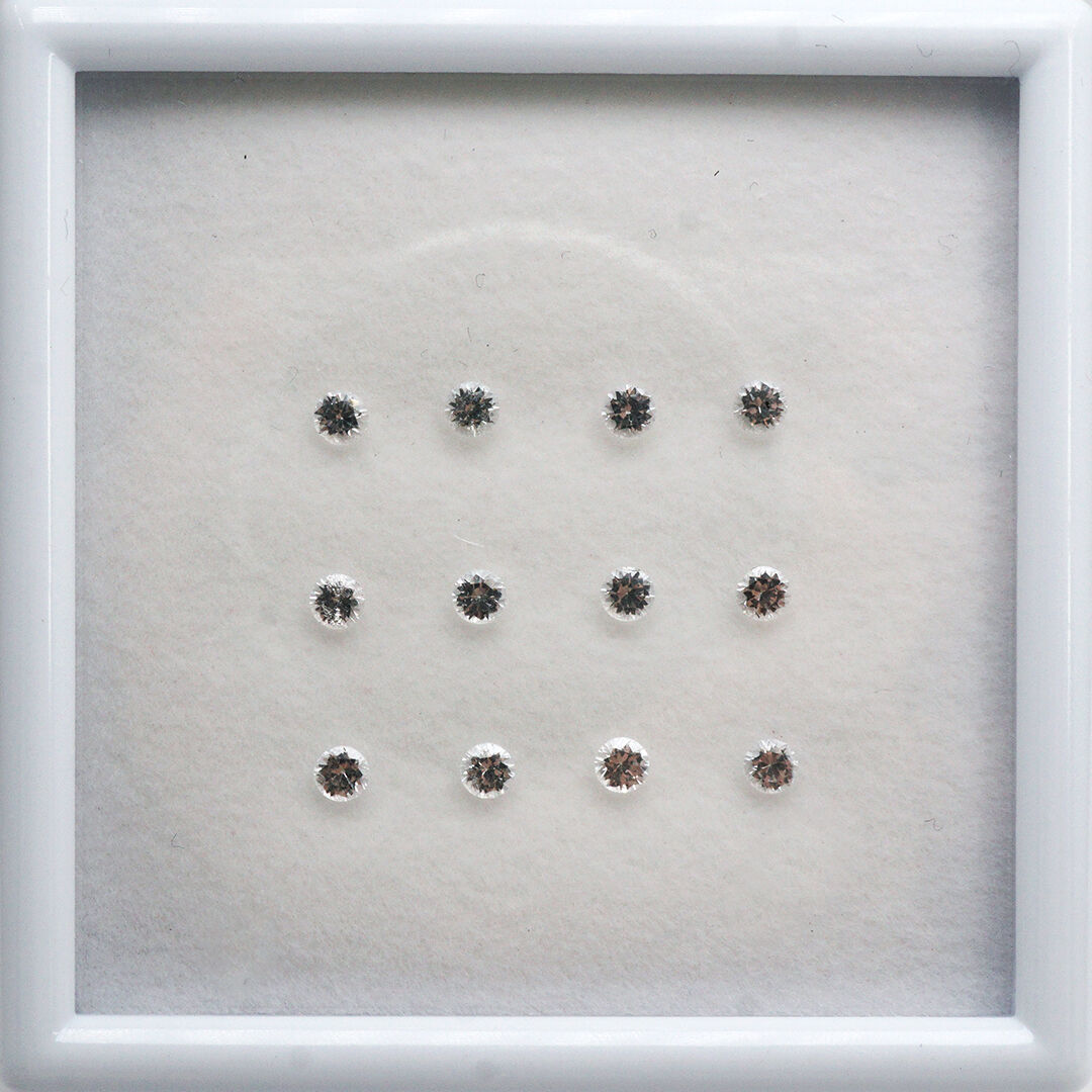 Topaz Bezbarwny, Okrągły, 3 mm