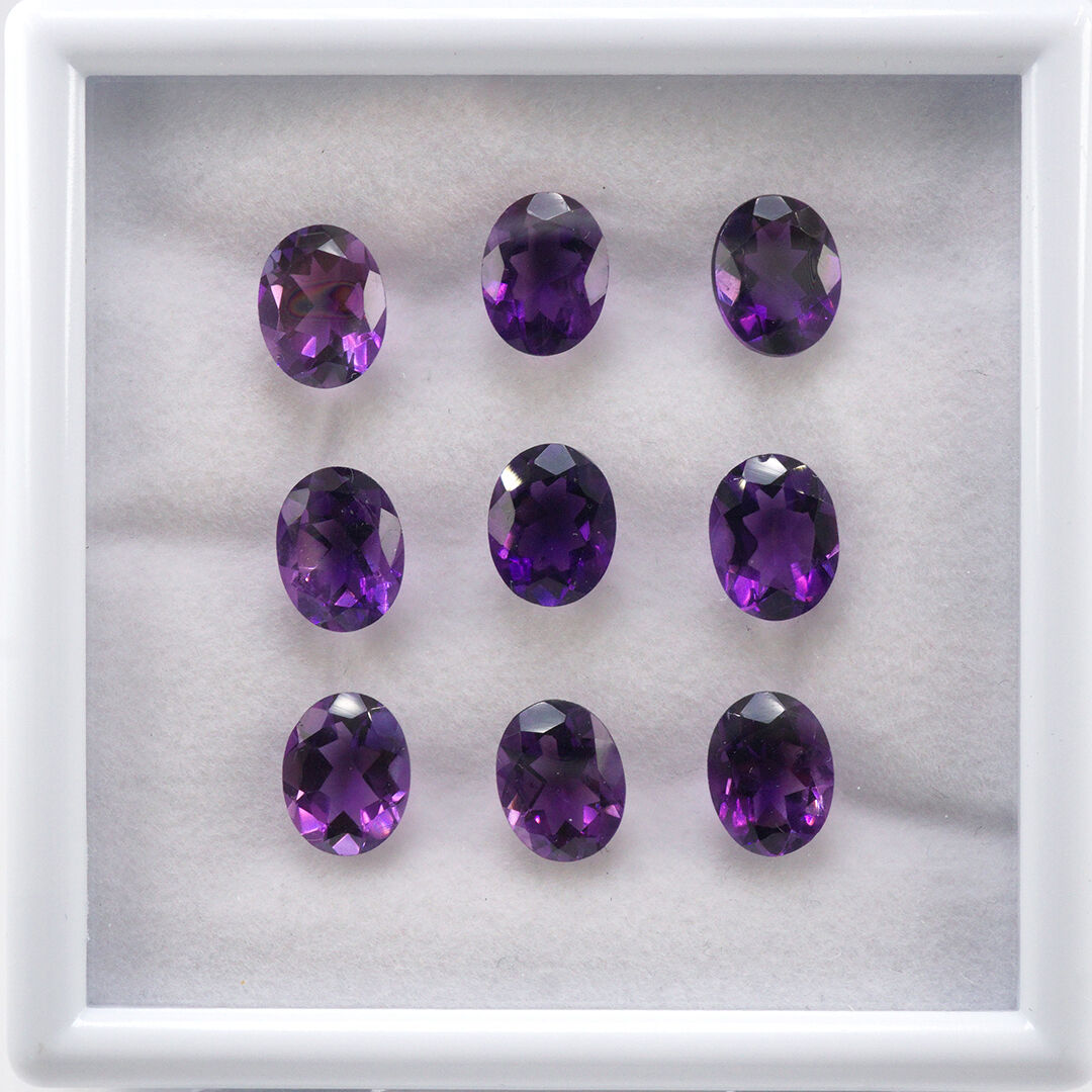 Ametyst, Owalny, 9x7 mm