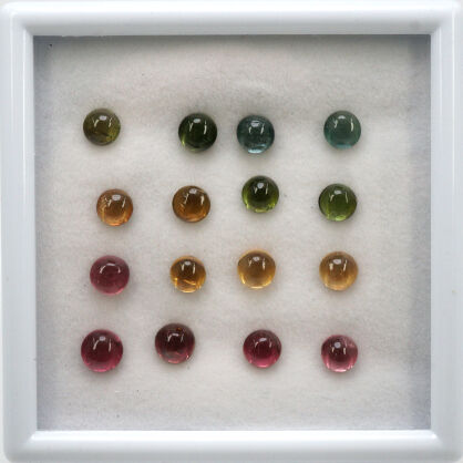 Turmalin, Okrągły, 5 mm