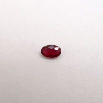 Rubin, Owalny, 5x3 mm - 2