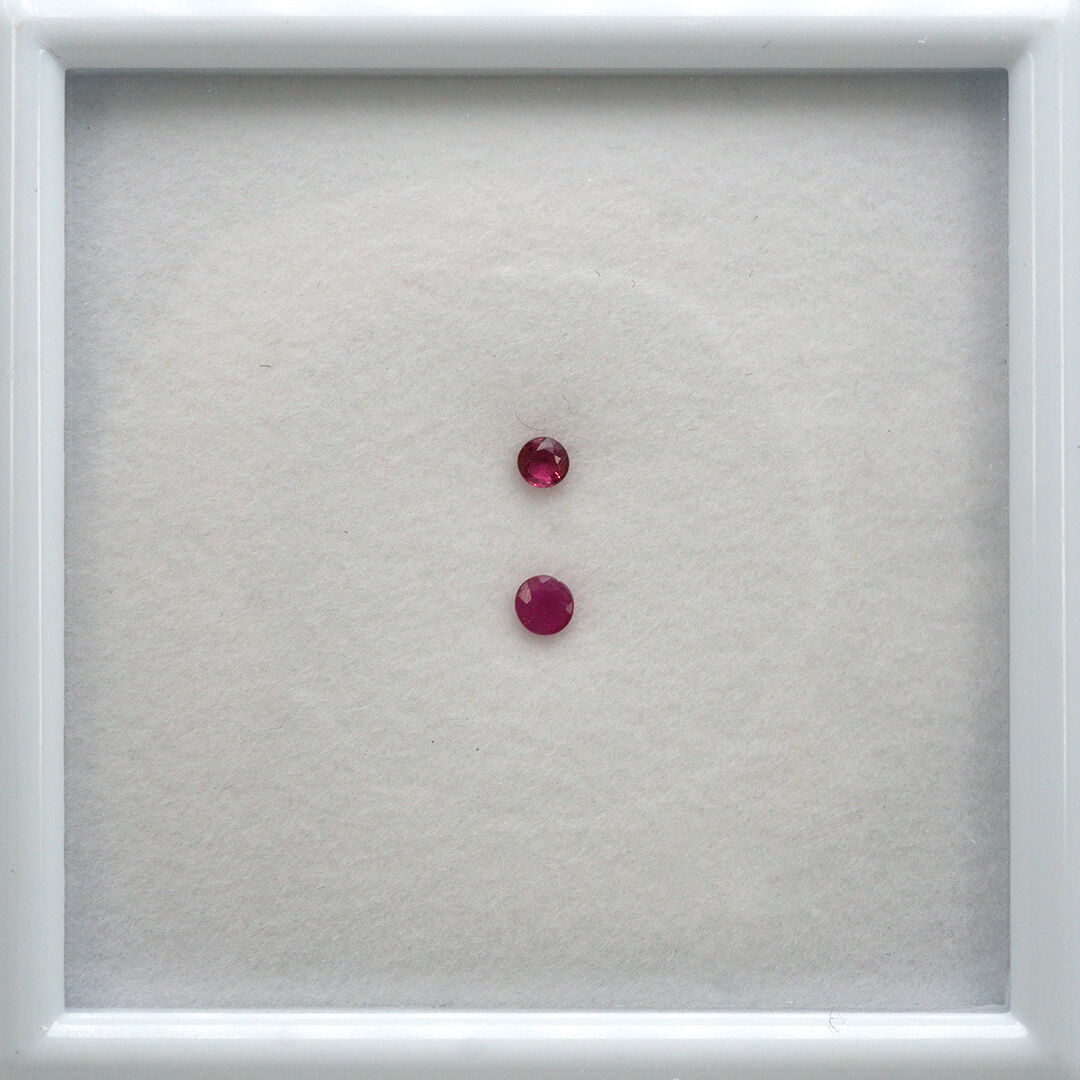 Rubin Afrykański, Okrągły, 3.50 mm