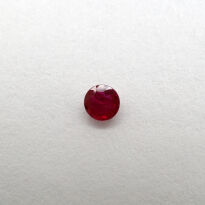 Rubin, Okrągły, 3 mm - 2