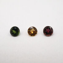 Turmalin, Okrągły, 5 mm - 2